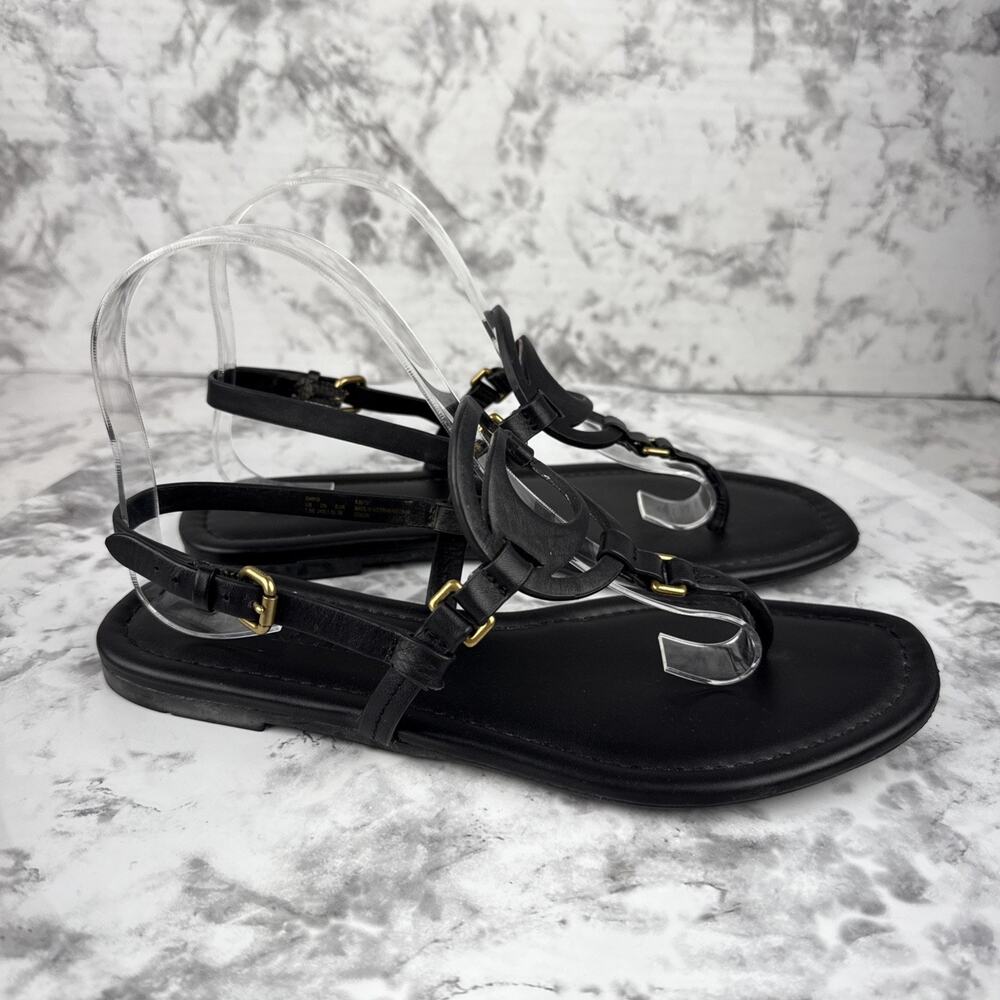 Elegant Black Sandals - Picture 7 of 10